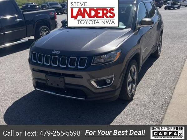 2019 Jeep Compass Limited suv Granite Crystal Metallic Clearcoat for sale in ROGERS, AR