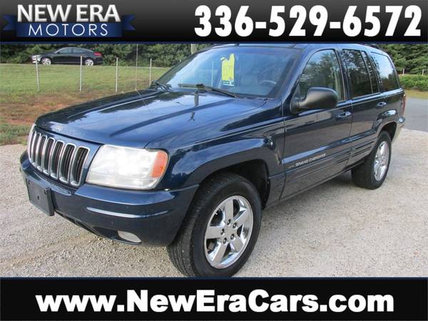 2003 Jeep Grand Cherokee Leather! Low Miles! 4WD!, Blue for sale in Winston Salem, NC