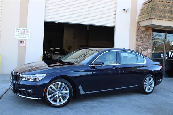 2016 BMW 750i XDRIVE LOADED NAV/GESTURE/EXEC/REAR LUX /1 OWNER/24K MLS for sale in SF bay area, CA