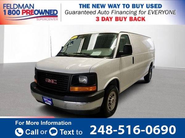 2017 *GMC* *Savana* *2500* Work Van van Summit White for sale in Waterford Township, MI