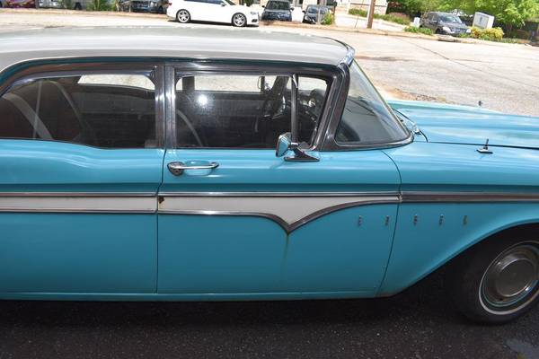 1959 EDSEL C9 RANGER, Blue w/White Roof 4D Sedan for sale in Greenville, SC – photo 9