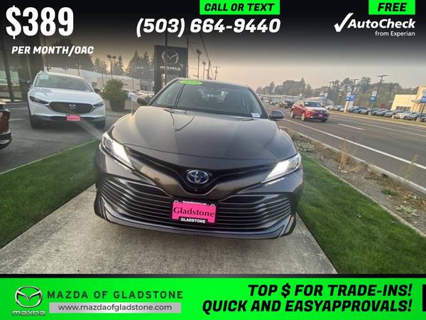 2018 Toyota Camry Hybrid XLE XLE XLE - - by dealer for sale in Gladstone, OR – photo 7