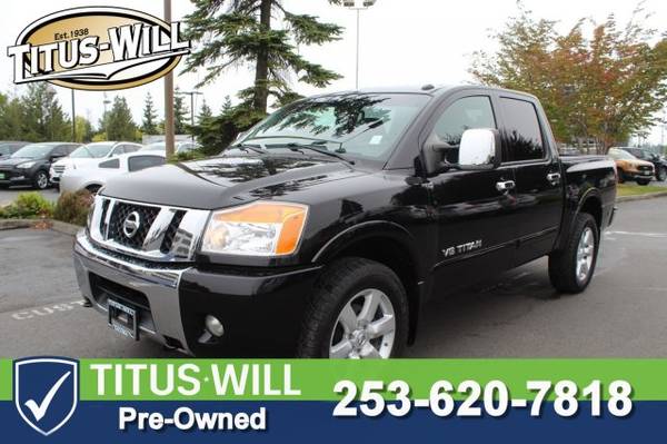 ✅✅ 2010 Nissan Titan 4WD Crew Cab SWB LE Crew Cab Pickup for sale in Tacoma, OR
