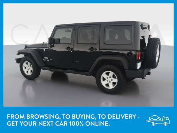 2018 Jeep Wrangler Unlimited Sport S (JK) Sport Utility 4D suv Black for sale in Arlington, District Of Columbia – photo 4