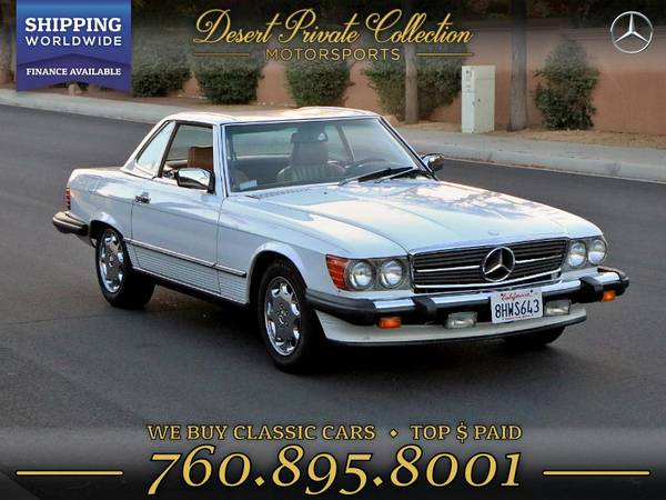 1988 Mercedes-Benz 560 Series Cabriolet 560SL Convertible only at... for sale in Palm Desert, TX – photo 3