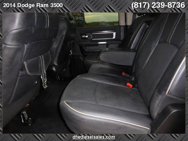 2014 DODGE RAM 3500 4WD Crew Cab Longhorn Limited CUMMINS BLACK GOOD... for sale in Northlake, TX – photo 7