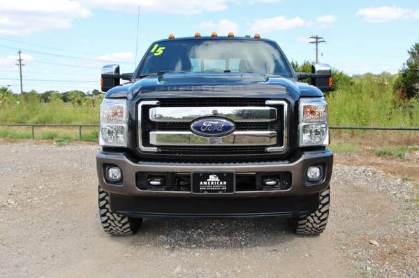 2015 FORD F350 KING RANCH 4X4 - BLK ON BLK - NAV ROOF- NEW 35" TOYO MT for sale in Liberty Hill, TX – photo 16