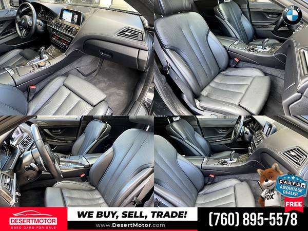 2017 BMW 650i Grand Coupe 34,000 Miles One Owner Under Warranty -... for sale in Palm Desert , CA – photo 4