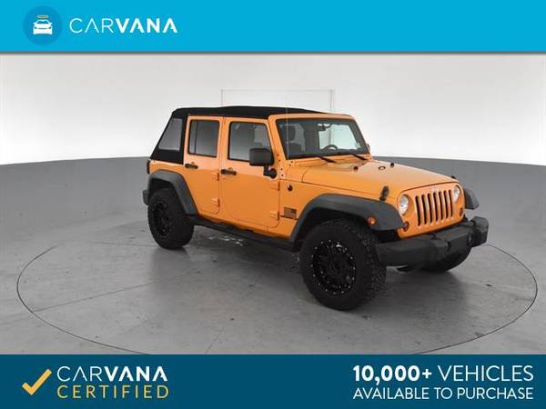 2012 Jeep Wrangler Unlimited Sport SUV 4D suv YELLOW - FINANCE ONLINE for sale in Carrollton, TX – photo 9