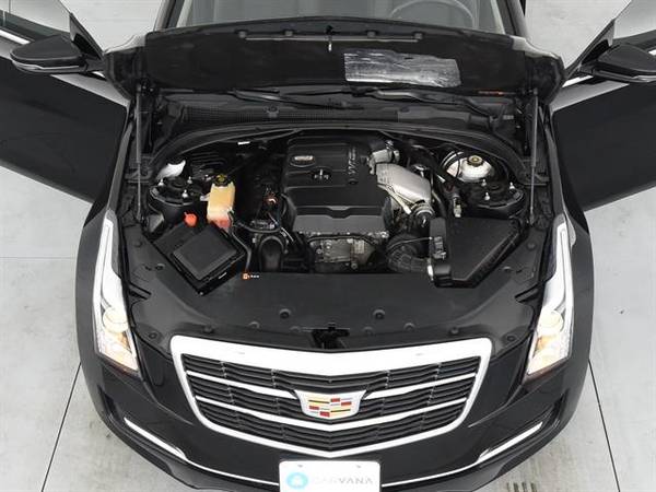 2016 Caddy Cadillac ATS 2.0L Turbo Standard Coupe 2D coupe BLACK - for sale in Atlanta, CA – photo 4