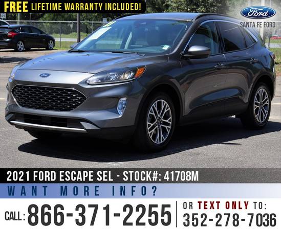 2021 FORD ESCAPE SEL Camera, Push to Start, EcoBoost - cars for sale in Alachua, FL – photo 3