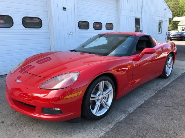 2008 Chevy Corvette - 6.2 Liter V8 - Victory Red - Removeable Top - 2 for sale in binghamton, NY – photo 2