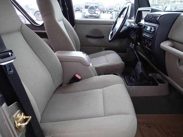 2006 Jeep Wrangler X 6 cyl, 6-speed, Tan, Alloys, Very clean - cars... for sale in Chicopee, CT – photo 18