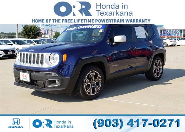 2017 Jeep Renegade FWD 4D Sport Utility / SUV Limited for sale in Texarkana, AR