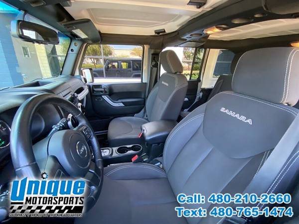 2017 JEEP WRANGLER UNLIMITED SAHARA 4WD 4DR UNIQUE TRUCKS - cars & for sale in Tempe, TX – photo 15