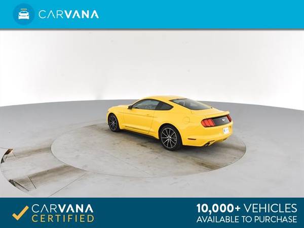 2016 Ford Mustang EcoBoost Coupe 2D coupe YELLOW - FINANCE ONLINE for sale in Atlanta, CA – photo 8