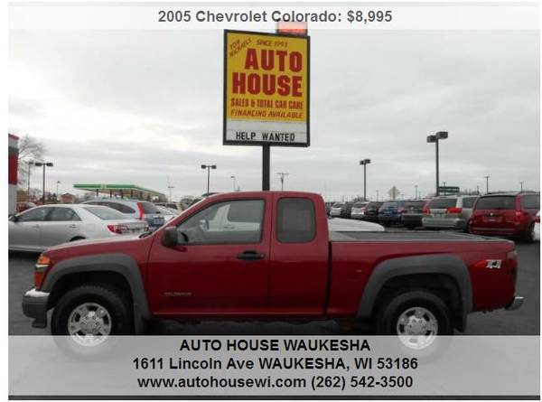2005 Chevrolet Colorado Z71 LS Extended Cab 4WD Sharp! - cars &... for sale in Waukesha, WI