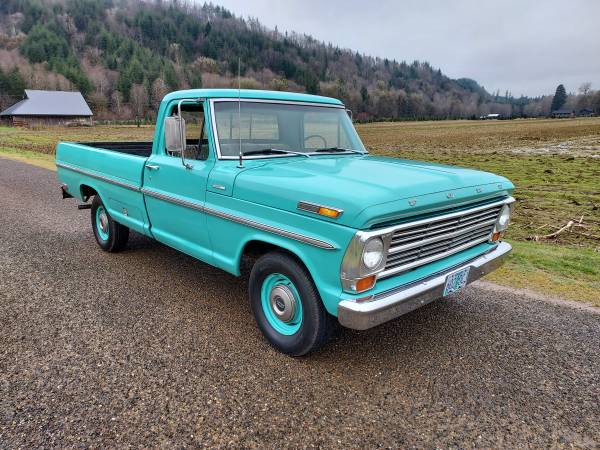 68 Ford F100 Camper Special 390 4 Speed Power Brakes/Steering for sale in Satsop, WA – photo 11