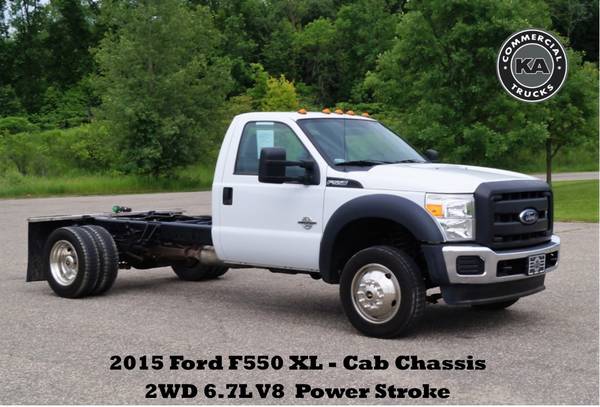 2016 Ford F550 4x4 - Cab Chassis - 4WD 6.7L Flatbed Dump Truck Utility for sale in Dassel, SD – photo 9
