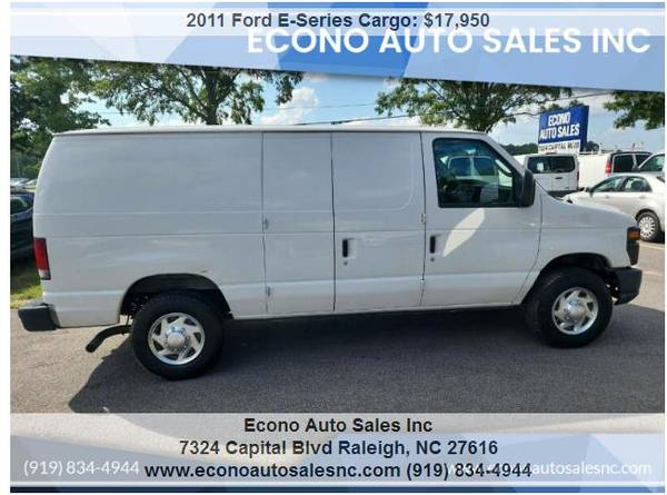 2011 Ford E-Series Cargo E 150 3dr Cargo Van - - by for sale in Raleigh, NC – photo 2