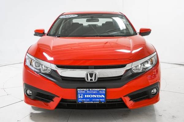 2017 *Honda* *Civic Sedan* *EX-T CVT* Rallye Red for sale in Richfield, MN – photo 3
