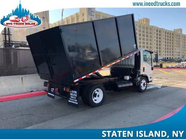 2010 ISUZU NRR 12' FEET DUMP TRUCK GARBAGE JUNK REMOVAL TRUCK-maryland for sale in Staten Island, District Of Columbia – photo 4