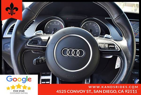 2015 Audi S5 Rear Parking Aid Bluetooth Keyless Start Fog SKU:5549 Aud for sale in San Diego, CA – photo 18