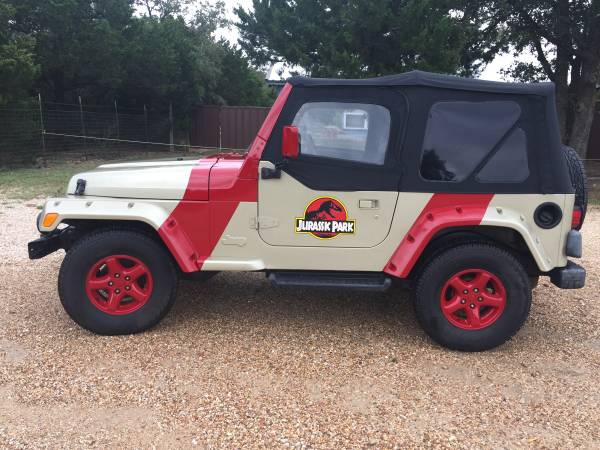 2001 Jeep Wrangler Jurassic Park for sale in Cedar Creek , TX