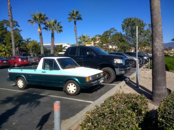 1982 VW diesel/veg oil pickup for sale in Santa Barbara, CA