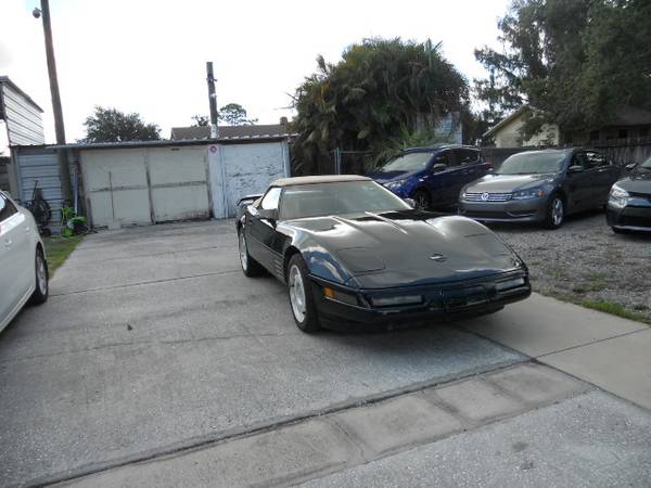 1991 Corvette Convertible Greenwood for sale in largo, FL