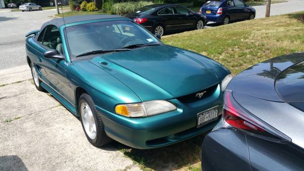 1998 Mustang GT Green Convertible Collectors Item MINT Low Miles for sale in NEW YORK, NY – photo 7