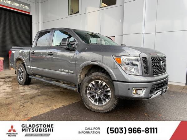 2019 Nissan Titan 4x4 4WD Truck PRO-4X Crew Cab - - by for sale in Milwaukie, OR