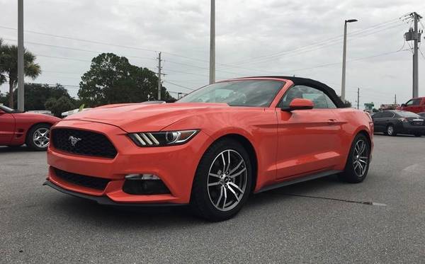 2016 Ford Mustang EcoBoost Premium 2dr Convertible for sale in Englewood, FL