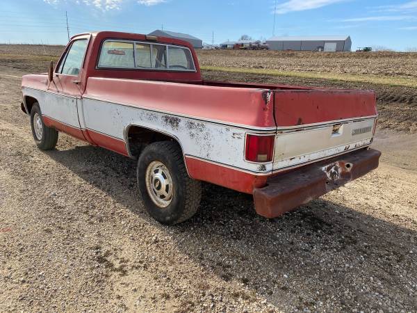1978 Chevy 3/4 4x4 - cars & trucks - by owner - vehicle automotive... for sale in Manchester, IA – photo 2