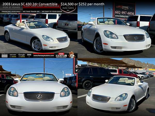 2004 Lexus SC 430 2dr 2 dr 2-dr Convertible FOR ONLY 269/mo! - cars for sale in Phoenix, AZ – photo 16