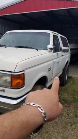 1990 4x4 Bronco 5 0L Automatic white/tan 132k orig miles - cars & for sale in Little Elm, TX – photo 8