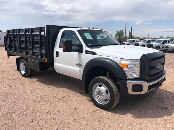 2012 FORD SUPER DUTY F-450 REG CAB FLAT BED WORK TRUCK for sale in Mesa, UT