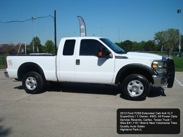 2012 Ford F-250 XLT 4x4 4WD F250 Extended Cab Texas Truck NEW TIRES ! for sale in Highland Park, IL – photo 3