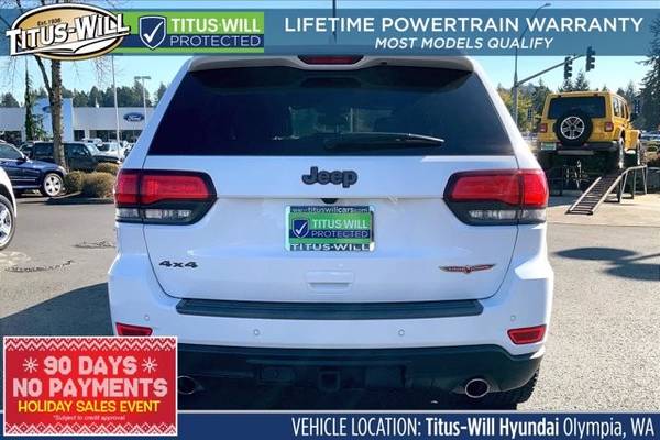 2019 Jeep Grand Cherokee 4x4 4WD Trailhawk SUV - cars & trucks - by... for sale in Olympia, WA – photo 3