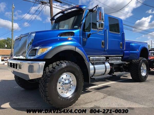 2005 International CXT 7300 Series 4X4 Crew Cab Dually DT 466 Low Mile for sale in Richmond , VA
