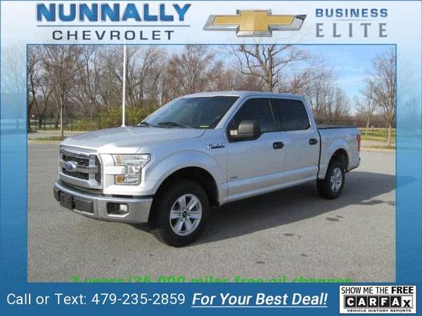 2016 Ford F150 XLT pickup Silver - - by dealer for sale in Bentonville, AR