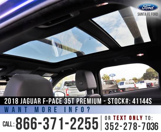 18 Jaguar F-PACE 35t Premium Leatherette Seats, Remote Start for sale in Alachua, FL – photo 23