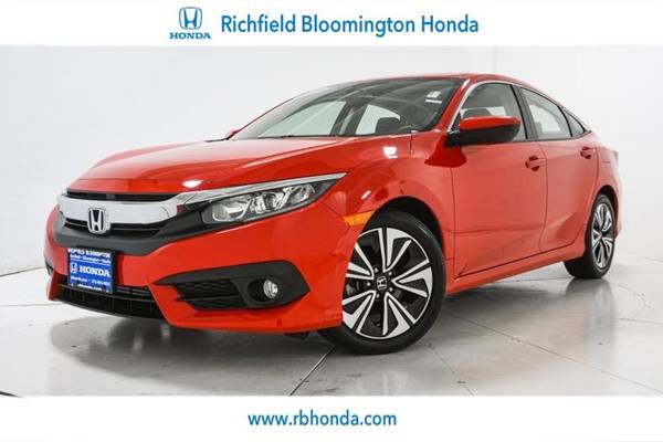 2017 *Honda* *Civic Sedan* *EX-T CVT* Rallye Red for sale in Richfield, MN