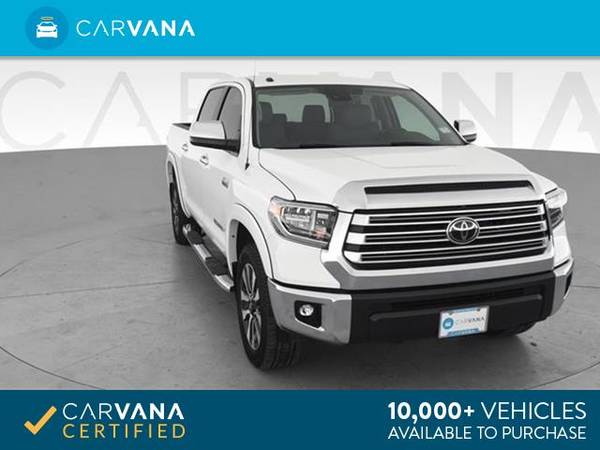 2018 Toyota Tundra CrewMax Limited Pickup 4D 5 1/2 ft pickup White - for sale in Carrollton, TX