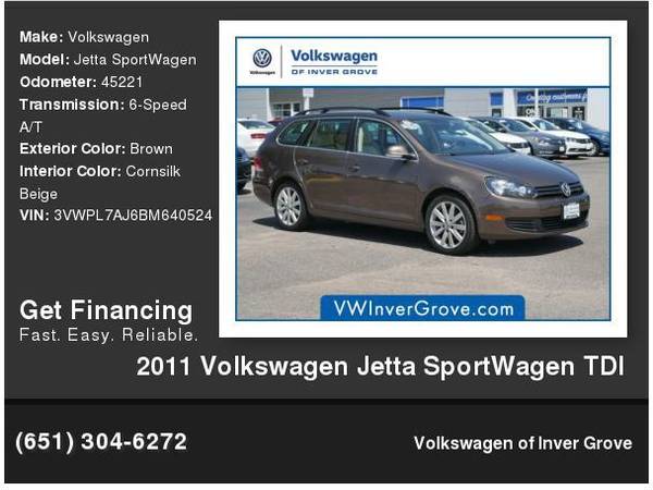 2011 Volkswagen Jetta SportWagen TDI for sale in Inver Grove Heights, MN