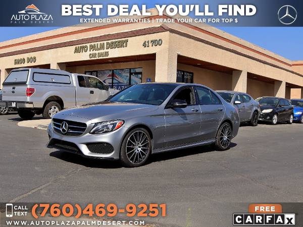2016 Mercedes-Benz C 300 Sport 660/mo - - by dealer for sale in Palm Desert , CA
