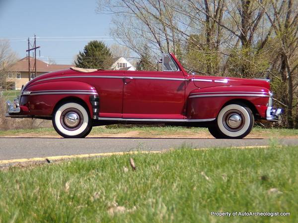 1947 Mercury Eight Convertible, 3 owner car - - by for sale in Middletown, CT – photo 8
