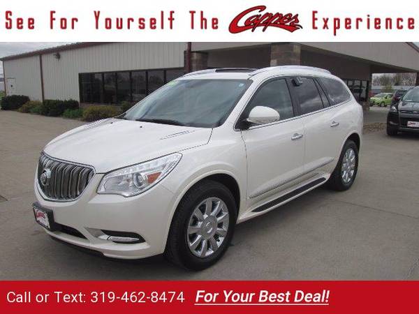 2014 Buick Enclave Leather suv White - - by dealer for sale in Marengo, IA