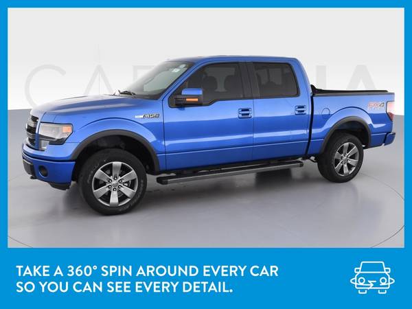 2014 Ford F150 SuperCrew Cab FX4 Pickup 4D 5 1/2 ft pickup Blue for sale in Atlanta, CT – photo 3