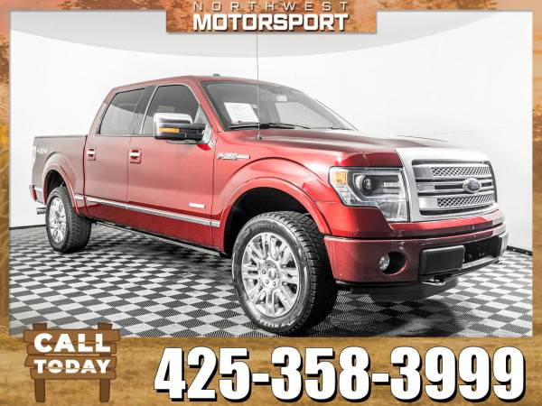 *ONE OWNER* 2013 *Ford F-150* Platinum 4x4 for sale in Everett, WA